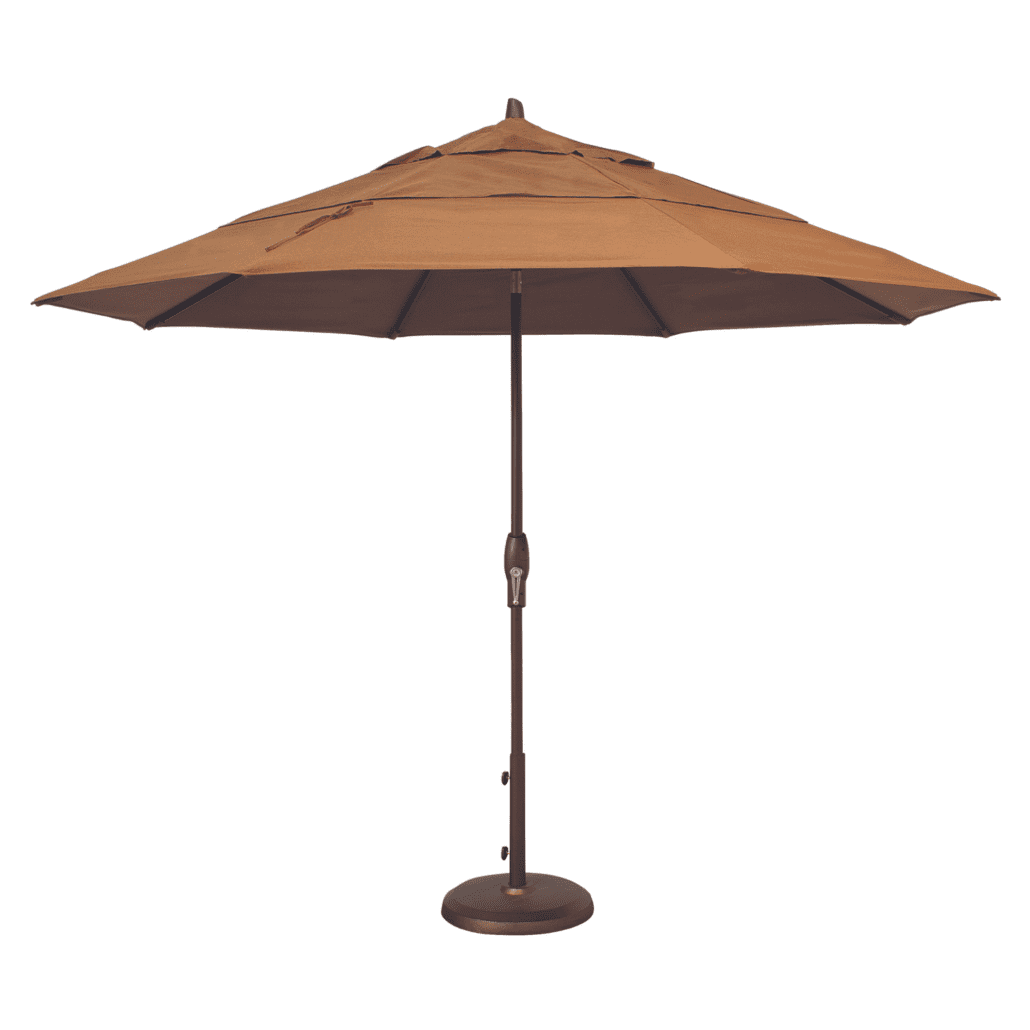 Umbrellas and Bases Sonoma Backyard, Somona County CA